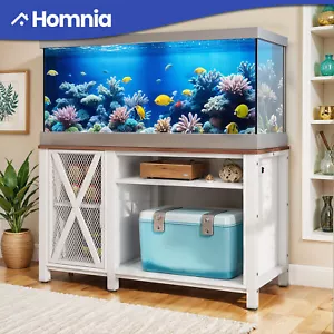 75 Gallons Metal Aquarium Stand Terrarium Turtle Fish Tank Cabinet Power Outlets - Picture 1 of 12