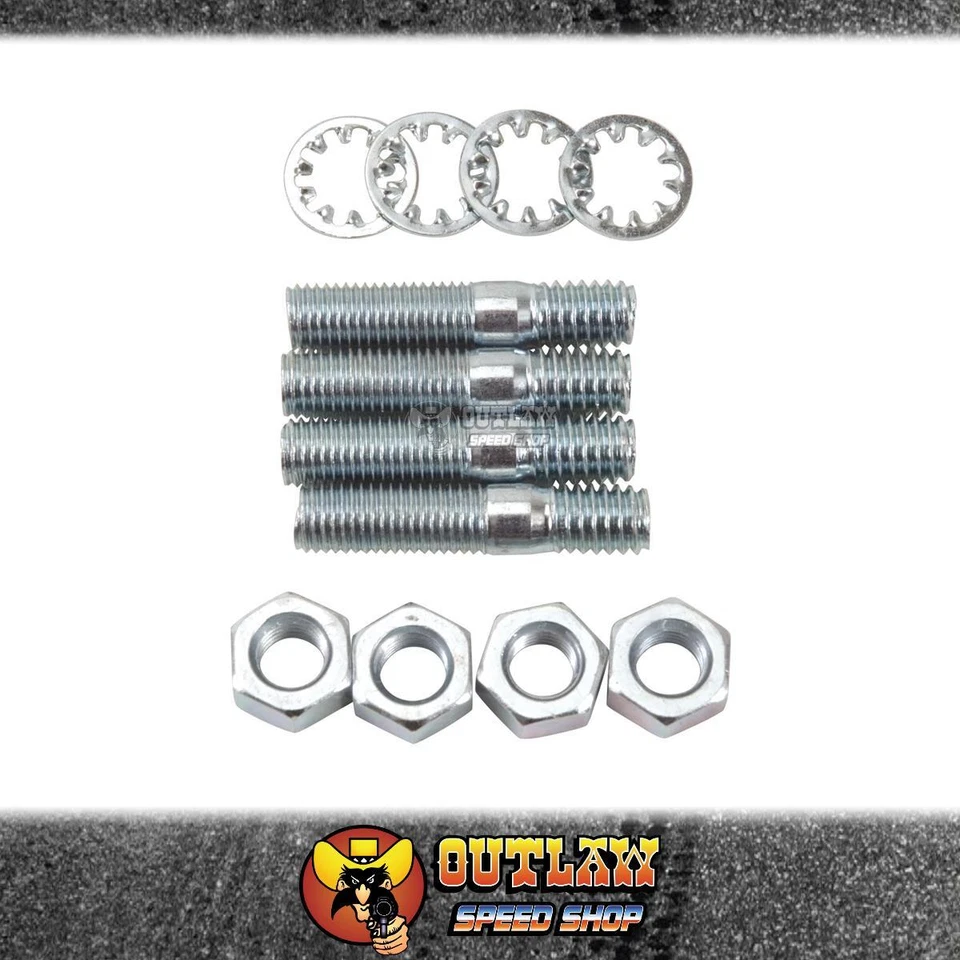 EDELBROCK CARBY MOUNTING STUD/NUT/WASHER KIT 5/16" X 1 3/8" LONG PK 4 - ED8008 - image 1 of 1