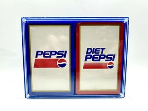 Vintage Pepsi Cola Diät Pepsi Logo Doppeldeck Spielkarten Hoyle USA VERSIEGELT - Bild 1 von 7