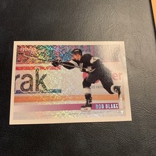 B15 ￼#498 Rob Blake Los Angeles kings 1994/95 topps Premier special effects￼