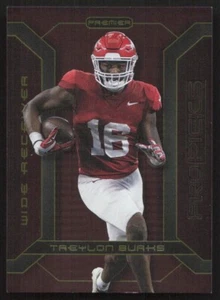 2022 lámina roja paralelo Treylon Burks Arkansas Razorbacks #PP-34 - Imagen 1 de 2