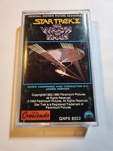 Star Trek II The Wrath of Khan (Original Movie Soundtrack,1990) VG+CS16 - Picture 1 of 2