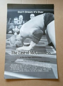 Póster promocional documental de lucha libre profesional de The Last of McGuinness 11x17 - Imagen 1 de 7