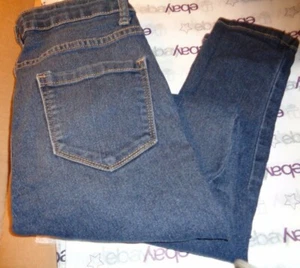 58 $ Original Forever 21 JUNIOR Jeans Größe 28 W 28 L STRETCH DARK WASH Slim Ankle - Bild 1 von 6