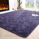 Noahas Luxury Fluffy Rugs Ultra Soft Shag Rug For 5.3X7.5 Feet, Taro Purple 