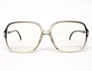 Vtg Oversized mens luxottica Eyeglasses Nice Rare glasses fade gray frame large - Picture 1 of 18