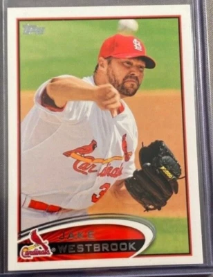 2012 Topps Update #US12 Jake Westbrook Cardinals NM - Image 1 of 2