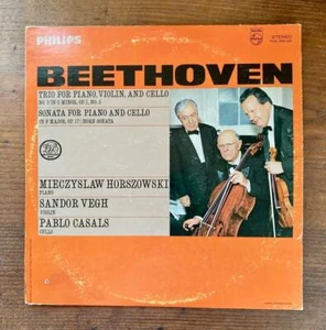 Beethoven Trio Sonata Pablo Casals Philips PHS 900-120 Stereo VG+. - Foto 1 di 3