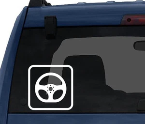 Mechanic Auto Repair #4 - Steering Wheel Race Car Logo - Car Tablet Vinyl Decal - Picture 1 of 1