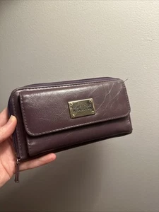 💜 Kenneth Cole Reaction Wallet 👛 Large | Designer | Purple | DESIGNER WALLET - Picture 1 of 8