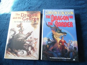 Dragons on the Border and The Dragon and the George  by Gordon R. Dickson  HB/DJ - Imagen 1 de 4
