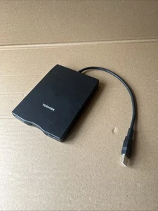 Toshiba USB FDD Kit Model PA3109U-1FDD External Floppy Drive Black - Photo 1/7
