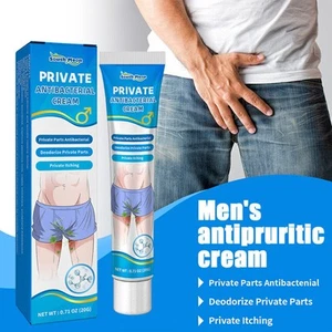 Men Antipruritic Ointments MALE Private Parts Care Cream Anti-itch Deodorant 20g - Picture 1 of 14