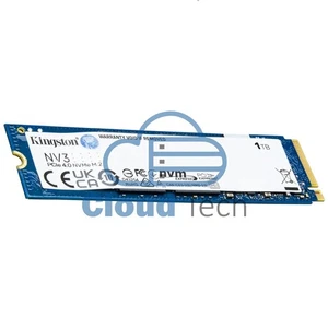 SNV3S/1000G Kingston NV3 1TB PCI-Express 4.0 NVMe 6000MB/s M.2 2280 Internal SSD - Picture 1 of 1