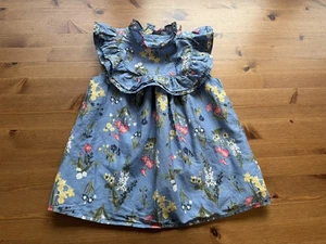 Janie and Jack Girls 7 Fall Floral Ruffle Top 2024 - Picture 1 of 7