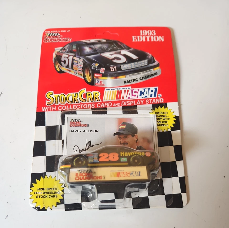 赛车冠军 1993 年版 1/64 #28 Davey Allison Nascar 现货车 — 第 1/4 张图片