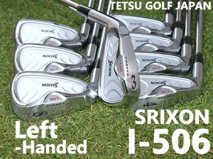 SRIXON I-506 Left Hand Forged Iron Set 3-PW 8 Clubs Dynamic Gold Japan Rare - Picture 1 of 17
