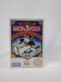 Monopoly (Nintendo Entertainment System NES) Works Complete In Box Manual Game 