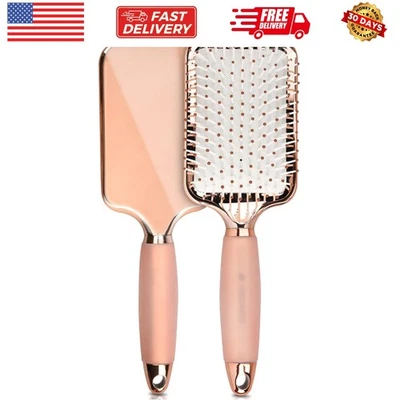Cepillo de paleta grande desenredante peinado cepillo para todo tipo de cabello con confo... Foto 1 de 4