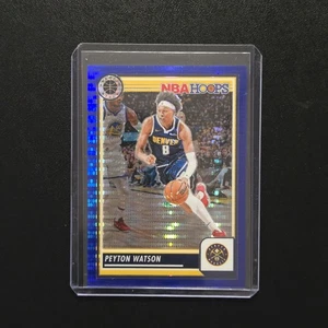 2023-24 NBA Hoops Premium Stock PEYTON WATSON #266 Blue Pulsar Prizm 69/75 - Bild 1 von 2