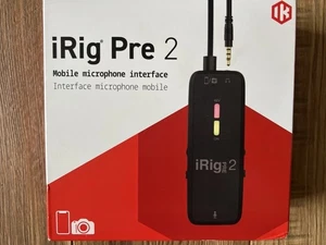 Audio interface - iRig Pre 2 48V phantom power, 2×AA, XLR, 3.5mm TRRS jack #3033 - Picture 1 of 5