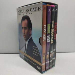Nicolas Cage Collection DVD, 1996 Region 4 Face Off The Rock Con Air Snake Eyes - Picture 1 of 7