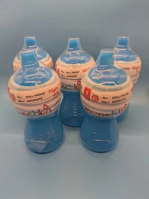 Paquete de 5 tazas para sorber Munchkin Mighty Grip de 10 oz a prueba de derrames Foto 1 de 4