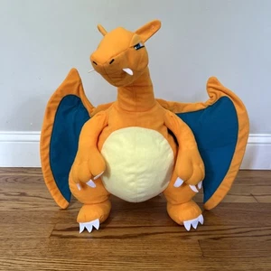 Pokemon Charizard Peluche Fabbrica Giocattolo Grande Peluche Originale 23" - Foto 1 di 8