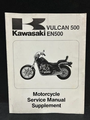 Suplemento manual de servicio KAWASAKI Vulcan 500 EN500 1990-1991 99924-1125-52 ES Foto 1 de 4