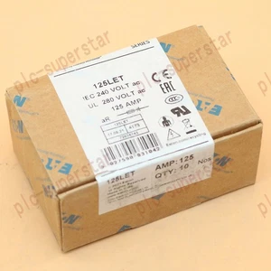 10 Stück Neu eaton BUSSMANN BS88:4 125LET 125A 240VAC SCHNELL VERSAND - Bild 1 von 5