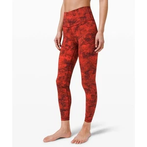 Lululemon Align HR Pant 28" Intricate Oasis Love Red Lunar New Year 2 Luxtreme - Picture 1 of 12