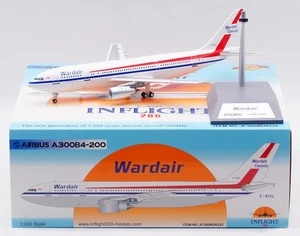 1:200 INFLIGHT Wardair Canada Airbus A300B4-200 C-GIZL Diecast Aircraft Model - Picture 1 of 14