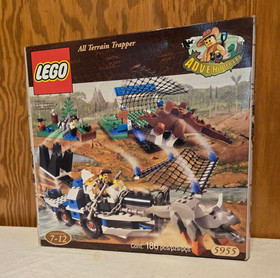 LEGO 5955 Adventurers: All Terrain Trapper - Dinosaurs - 100% w/box & manual 