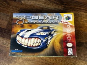 Top Gear Overdrive Nintendo 64, 1998 N64 nuevo sellado de fábrica casi como nuevo - Imagen 1 de 15