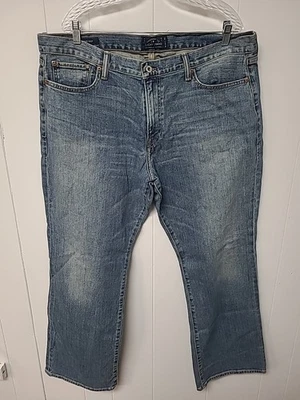 Pantalones de mezclilla Lucky Vintage 367 para hombre talla 40X32 azul algodón elástico lavado medio Foto 1 de 4