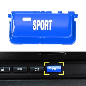 Cubierta interruptor moda deporte azul para BMW E chasis serie 3 E46 M3 1998-2004 - Imagen 1 de 9