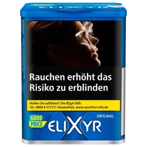 Elixyr blue Zigaretten Stopftabak Volumentabak 1 Dose Tabak 108g - Bild 1 von 2