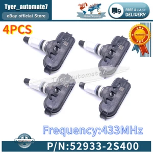 4PCS TPMS Sensor for Kia Venga 433MHz 529332S400 Tire Pressure Monitoring System - Picture 1 of 5