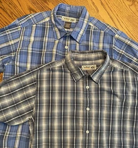 Lot of 2 Boys Urban Pipeline - Plaid button down short sleeve shirt  XL 18/20 - Picture 1 of 6