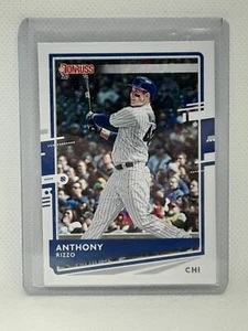 Anthony Rizzo 2020 Donruss Baseball - Variation #152 - Chicago Cubs - Picture 1 of 2