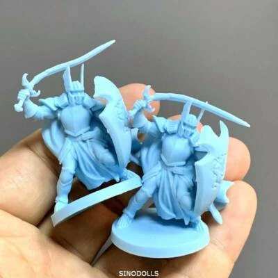2pcs Heroes Warriors Miniatures Sword & Sorcery Ghost Soul Heroes Board Game Toy - Image 1 of 4