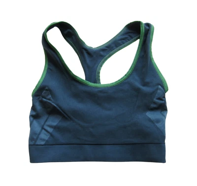 SB0018 Aerie Fit 全新女式海军蓝低冲击赛车无线运动文胸 XS — 第 1/4 张图片