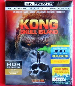 2 blu ray Disco Caja Set Kong Skull Island 4k UHD 4K Rey Kong Isla De Calavera - Imagen 1 de 1