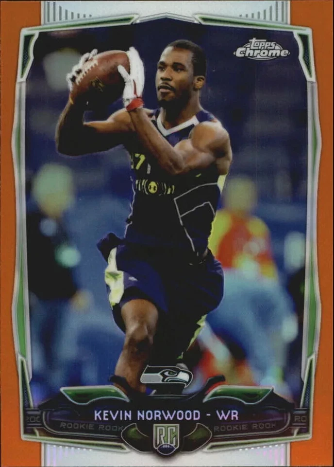 2014 Topps Chrome Refractors #1-220 Pulsar, Black /299, Orange - Image 1 of 1