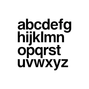 Pegatinas adhesivas para letras de vinilo del alfabeto interior y exterior papelera - Imagen 1 de 16