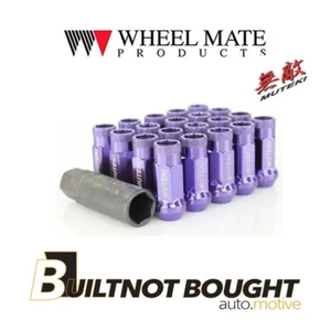 Wheel Mate Muteki SR48 Purple Open End Lug Nuts 12x1.25 48mm - Picture 1 of 3