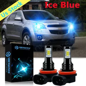 Kit de bombillas de luz baja para Chevy Equinox 2010-2017 - 2x 8000K H11 azul - Imagen 1 de 12