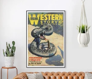 Vintage Western Cowboy POSTER! (3 sizes available) - 1945 - Masked Rider - Decor - Picture 1 of 7