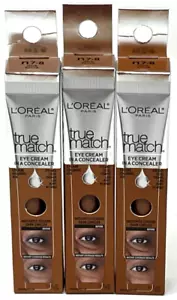(3) Loreal True Match Eye Cream In A Concealer New In Packaging N7-8 - Dark - Picture 1 of 3