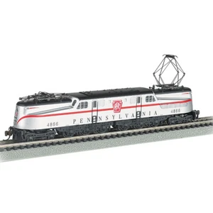 Bachmann 65254 PRR GG-1 #4866 Silver w/ Red Stripe DCC Ready Locomotive N Scale - Picture 1 of 1
